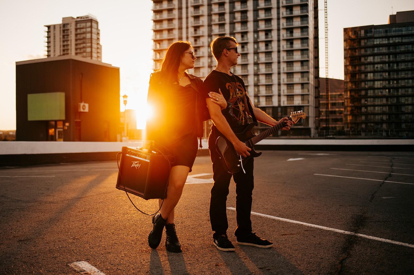 Kitchener Rooftop Photo Session With Kait & Austin