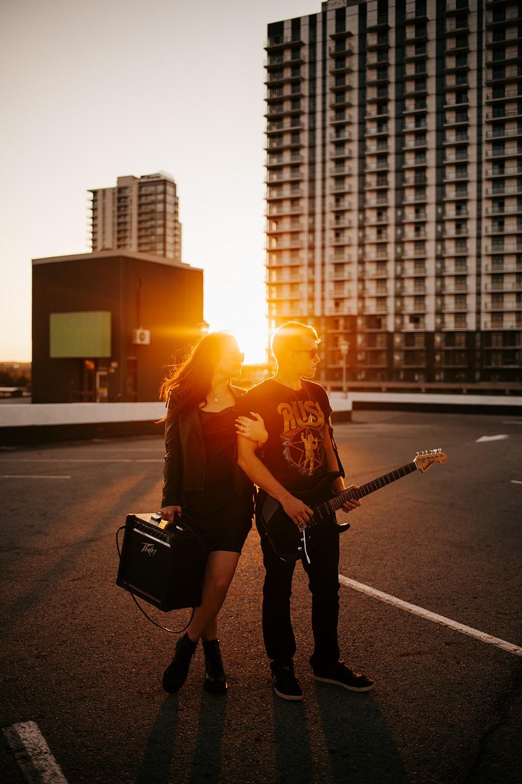 Kitchener Rooftop Photo Session With Kait & Austin
